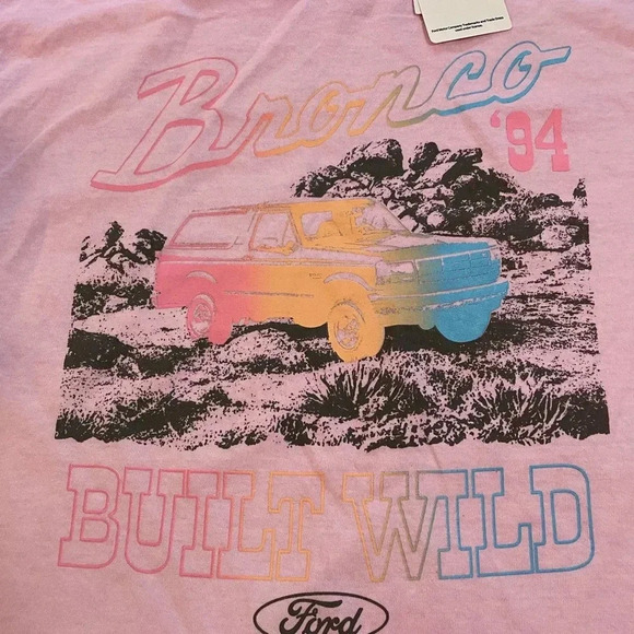 NWT Oversized Ford Bronco Graphic Tee - Picture 3 of 6